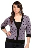 Torrid Plus Size Retro Chic By Torrid - Purple Polka Dot Cardigan