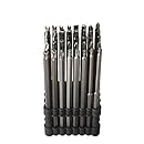 Neiko&reg; 10224A Extra-long Security Power Bit Set, 6-Inch Long and 1/4-inch Shank, S2 Steel | 32-Piece Set