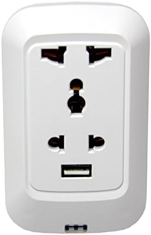 MaximalPower Wi-Fi Smart Home Socket Remote Control/Switch Timer for Smartphones - Retail Packaging - White