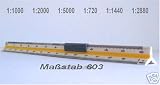 Eigenschaften KOH-I-NOOR 603 / Maßstab, Dreikantlineal, Lineal Meßwesen 603
