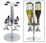 4 Bottle Bar Butler Rotating Liquor Shot Leakproof Dispenser - 1-1/2 oz