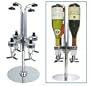 4 Bottle Bar Butler Rotating Liquor Shot Leakproof Dispenser - 1-1/2 oz