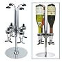 4 Bottle Bar Butler Rotating Liquor Shot Leakproof Dispenser - 1-1/2 oz