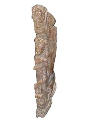Antique Architectural Carved Wood Corbels Intricately Bracket From India