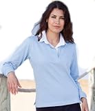 Front Row Ladies Plain Rugby Shirt
