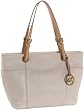 Michael Kors Jet Set Top Zip Item Tote Bag Vanilla