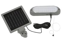 Designers Edge L-949 10 LED Rechargeable Solar Panel Shed Light Model
