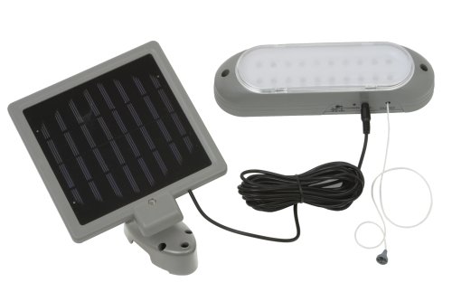 Childrens Toyshop  Outdoor Living : Designers Edge L-949 10 LED Rechargeable Solar Panel Shed Light Model