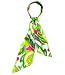 Lime Green Abstract Designer Inspired Headband Hair Scarf Satin Feel Long Tail