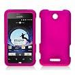 Cricket ZTE Score Accessory - Pretty Pink Rubberized Designer Protective Snap-on Hard Case Cover + SportDroid Transparent/Clear Decal
