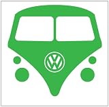 VW Bus Vanagon Sticker Decal Green