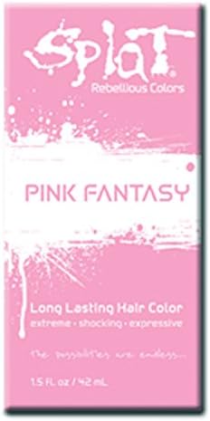 Splat Singles Hair Color Dye Foil Packs 1.5 Oz Semi-permanent Color Colour (PInk Fantasy)