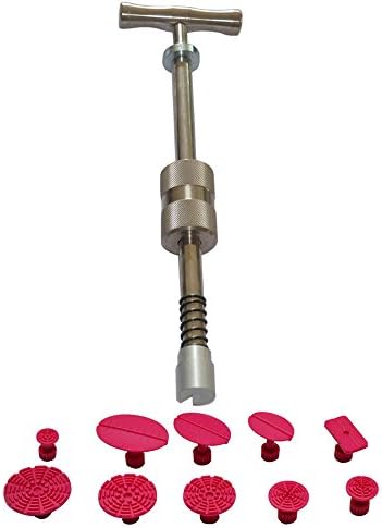 11 pc PDR Hail Repair Glue Puller with 10 pcs top quality tabs -Paintless Dent Repair T bar tool Quality A