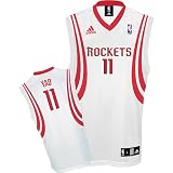 Yao Ming Jersey: adidas White Replica #11 Houston Rockets Jersey