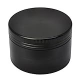 Golden Bell 4 Piece 2" Spice Herb Grinder - Color:Black