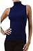 ToBeInStyle Women's Turtleneck Fullback Sleeveless Tank Top