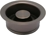 Huntington Brass Bronze Kitchen Sink Drain Garbage Disposal Stopper and Flange Collar