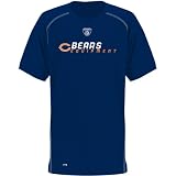 Chicago Bears Youth Heathered Navy Speedwick Performance T-Shirt