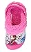 Disney Frozen Elsa Anna Girl's Warm Pink Fur Clog Mule Shoes (Toddler/Youth)