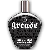 2012 Brown Sugar GREASE 50x Jet Black Bronzer Tan Incorporated Tanning Lotion 13.5 oz.