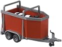 Bruder 02029 Cattle Trailer including 1 Cow 1:16th Scale