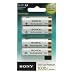 Sony Cycle Energy 2000 mAh Pre-Charged AA Rechargeable Batteries