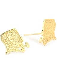 Nickelodeon "SpongeBob" Girls 10k Stud Earrings