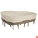 Veranda Patio Table & Chair Set Cover 70932, Large, Pebble for Rectangular or Oval Table up to 108