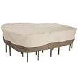 Veranda Patio Table & Chair Set Cover 78942, Large, Pebble for Round Table up to 94