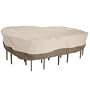 Veranda Patio Table & Chair Set Cover 78942, Large, Pebble for Round Table up to 94" Diameter