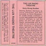 The Lux Radio Theatre: Sorry Wrong Number