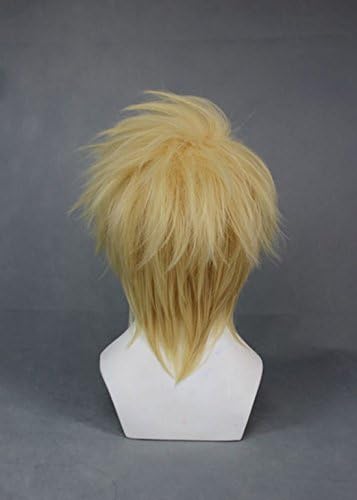Tomorrow Lover® 12" Layered Blonde Short Heat Resistant Hair Cosplay Wig+wig cap