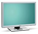 Fujitsu Scenicview P24W-3 61 cm (24 Zoll) TFT Widescreen Monitor DVI, HDMI (Kontrast Dyn. 1.000:1, 6ms Reaktionszeit), silber