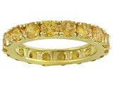 10KT 4.45CTW SPESSARTITE GARNET ETERNITY BAND
