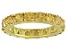 10KT 4.45CTW SPESSARTITE GARNET ETERNITY BAND