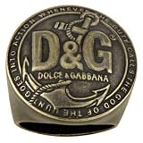 Anchor Gold Pewter Tone Ring