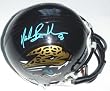 Mark Brunell Autographed Jaguars Authentic Mini Helmet (Teal Autograph)