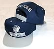 Georgetown Hoyas 2 Tone Navy / Grey Snapback Adjustable Plastic Snap Strap back Hat / Cap