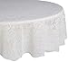 Home Essentials DII 100% Polyester, Machine Washable, Shabby Chic, Vintage Tablecloth or Overlay 63