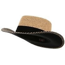 Golfer's Toyo Gambler Hat / Natural Black W32S15D