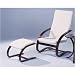 Kitchen & Housewares : Cappuccino & Creme Finish Chair w/Ottoman