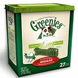 Greenies Lite Regular Dog Chew Treats 27-oz canister 27-count