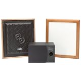 Buy Wharfedale LoudPanel Wall Speaker (Natural Wood Frame with Black Subwoofer)  by Wharfedale