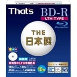 太陽誘電 2倍速LTH TYPE対応ビデオ用180分25GB/プリンタブル白/5mmPケース10枚入 BR-V25WPY10Sの画像