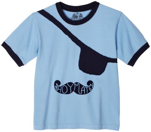 Wes and Willy Boys 8-20 Ahoy Matey Ringer Tee