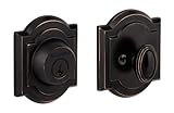 Baldwin 380 ARB 11P SMT CP RCAL Single Cylinder Arched Deadbolt Featuring SmartKey, Venetian Bronze