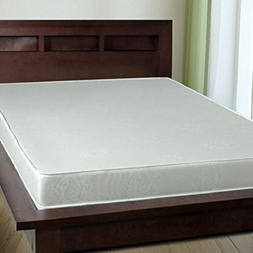 Orthofoam 6 inch Memory Foam Mattress with All White 100% Cotton Cover (QUEEN)