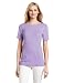 Red Dot Women's Crewneck Short Sleeve Top, Viola, Medium