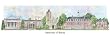 University of Illinois-ChampaignUrbana - Collegiate Colors - 5" x 13" Framed Prints