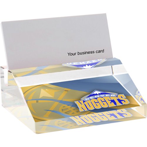 NBA Denver Nuggets Pennant Design Team Business Card Holder